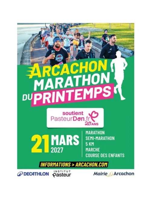 Maratón de Arcachon, 21 de marzo de 2027